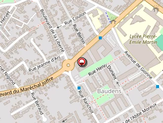 Carte de Coussantier à Bourges