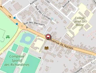 Carte de Caux Marie-christine à Aigrefeuille-sur-maine