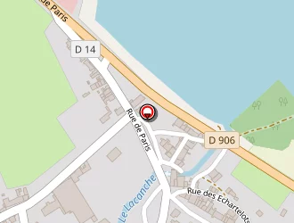 Carte de La Poste à Lacanche