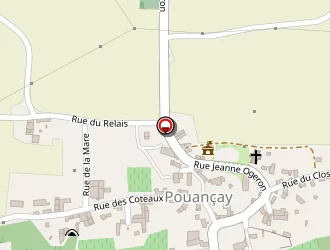 Carte de De L'epinay à Pouançay