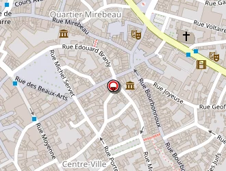 Carte de France Bleu Berry à Bourges