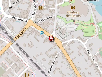 Carte de La Courtine à Clisson