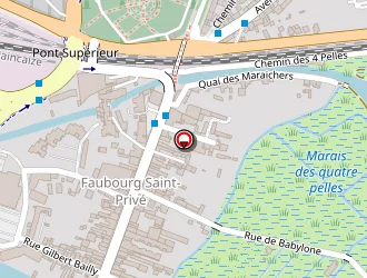 Carte de Hôtel Saint Jean à Bourges