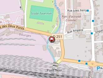 Carte de Syndicat Copropriété Bourges Laudier à Bourges