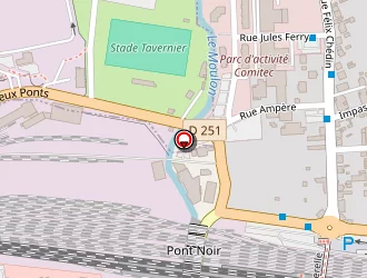 Carte de Hôtel Le Cygne à Bourges