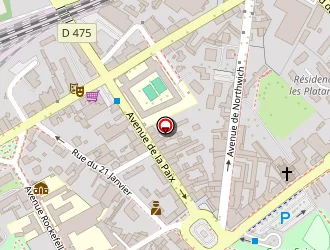 Carte de Librairie Passerelle à Dole