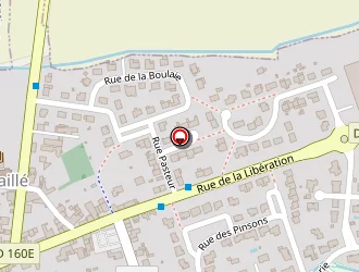 Carte de Ecole Publique Primaire Mixte à Nuaillé