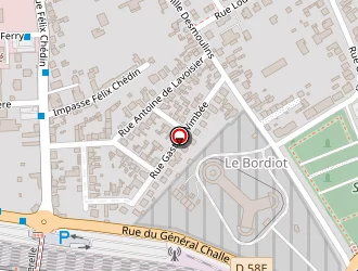 Carte de Croix Rouge Française à Bourges