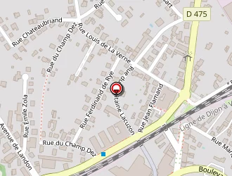 Carte de Thiellet Claudine à Dole