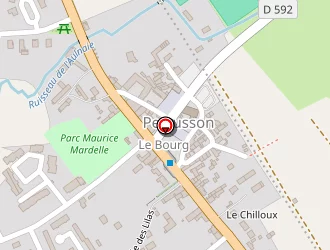 Carte de La Poste à Perrusson