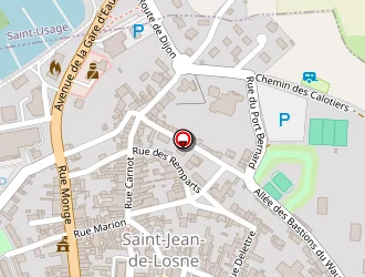 Carte de A. à Saint-jean-de-losne