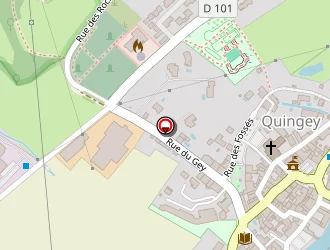 Carte de Dody Maurice à Quingey