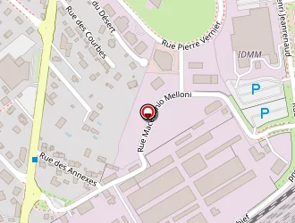 Carte de Scop Fermetures à Dole