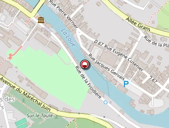 Carte de Ornans Logistock à Ornans