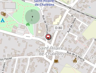 Carte de Le Central à Saint-hilaire-de-chaléons