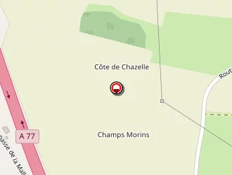 Carte de Courtepaille à Chaulgnes