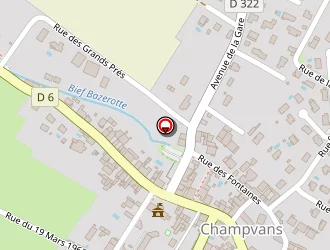 Carte de Guillamin à Champvans