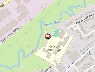 Carte de Collège Victor Hugo à Bourges