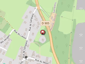 Carte de Renoval à Monnières