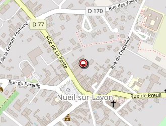 Carte de Mairie à Nueil-sur-layon