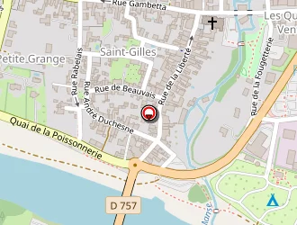 Carte de Cappelle Philippe à Île-bouchard (l')