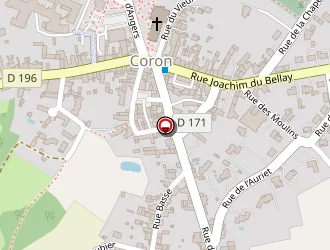 Carte de Jamain Transport Express à Coron