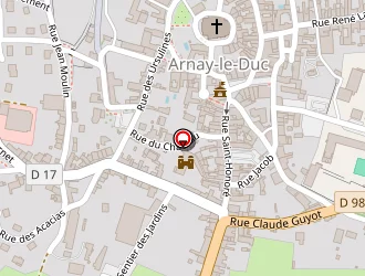 Carte de Modern Paintball à Arnay-le-duc