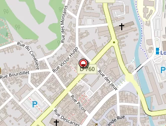 Carte de Frajernis à Loches