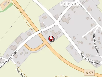 Carte de Bolard Vincent à Fallerans