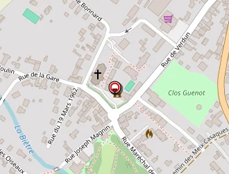 Carte de Commune De Brazey En Plaine à Brazey-en-plaine