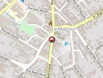 Carte de Ecole Primaire Notre Dame à May-sur-èvre (le)