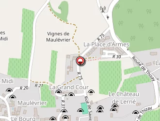 Carte de Gauvineau à Lerné