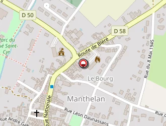 Carte de Un Fil Une Aiguille à Manthelan