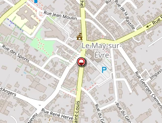 Carte de D2p à May-sur-èvre (le)