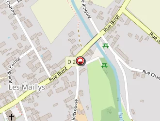 Carte de Aux Deux Epis à Maillys (les)