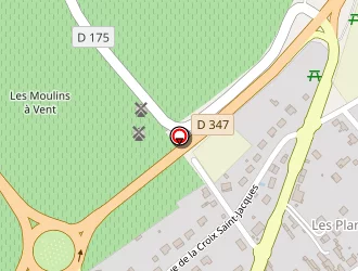 Carte de Bouet - Saumelec à Montreuil-bellay