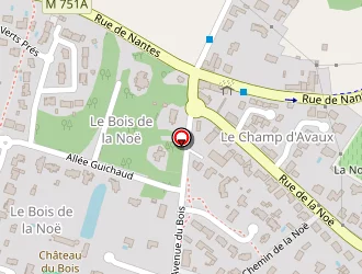 Carte de Pare Clair à Bouaye