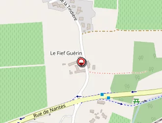 Carte de Kyriad Les Champs D'avaux à Bouaye