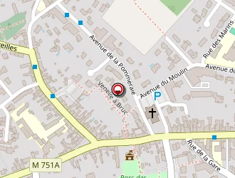 Carte de Centre Medico Social à Bouaye