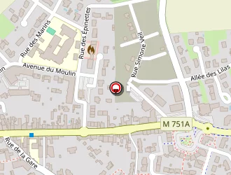 Carte de Domaine Viticole Du Haut Bourg à Bouaye