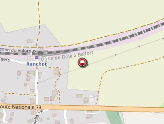 Carte de Lydia Coiffure à Ranchot