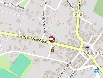 Carte de Epis Centre à Poulaines