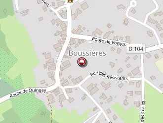 Carte de Eco-automobile à Boussières