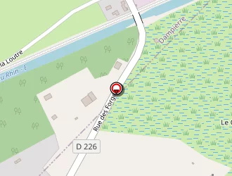 Carte de Supermarché Colruyt à Fraisans