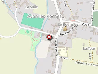 Carte de Fontaine Sébastien à Avon-les-roches