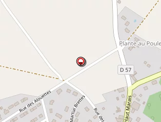 Carte de Millet Emmanuel à Poulaines