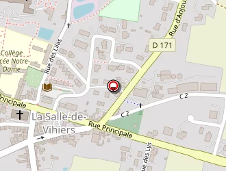 Carte de Collège Et Lycée Notre-dame à Salle-de-vihiers (la)