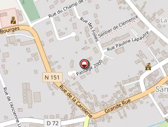 Carte de Sophie Poirier à Sancergues