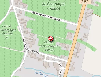 Carte de Confuron Cotetidot Jack à Vosne-romanée