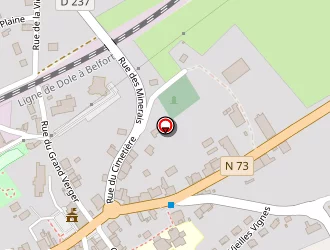 Carte de Le Hall Coiffure à Dampierre